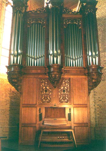 Het nieuwe orgel te Zarren